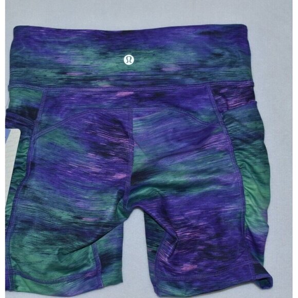 Lululemon Womens Rio Nights Multi Speed Track 6” Short Biker Shorts Size 4 - Picture 7 of 9